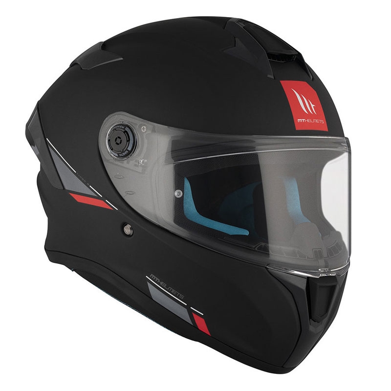 MT TARGO S SOLID A1 Integral Motorradhelm mattschwarz