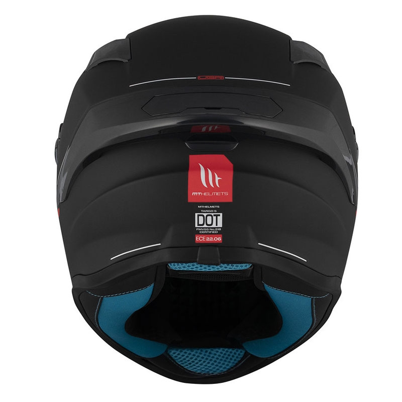 MT TARGO S SOLID A1 Integral Motorradhelm mattschwarz
