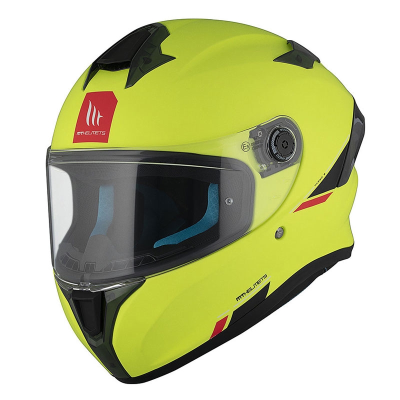 MT TARGO S SOLID A3 Integral Motorradhelm matt gelb