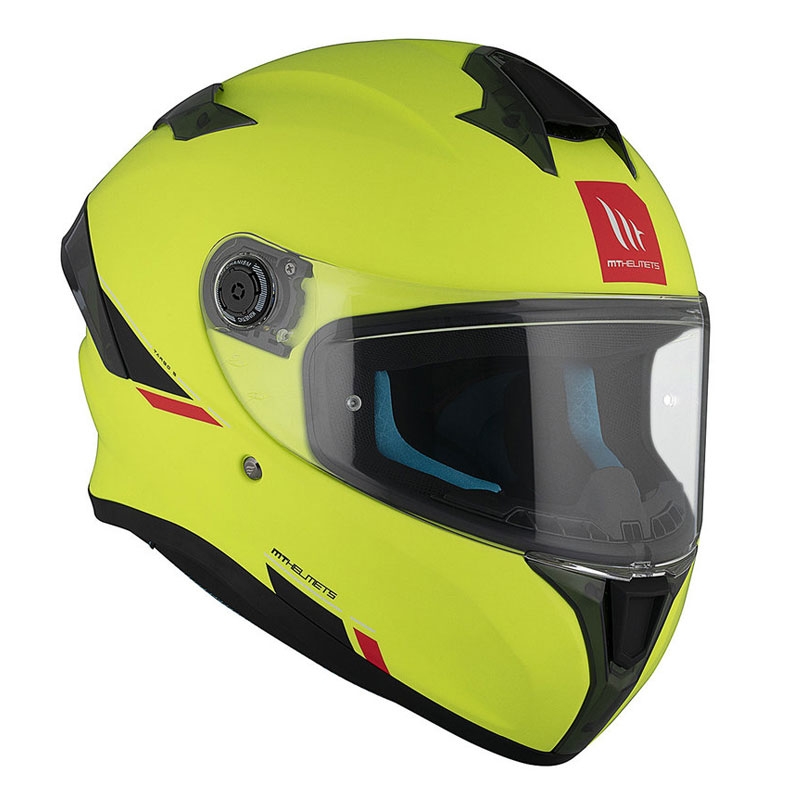 MT TARGO S SOLID A3 Integral Motorradhelm matt gelb