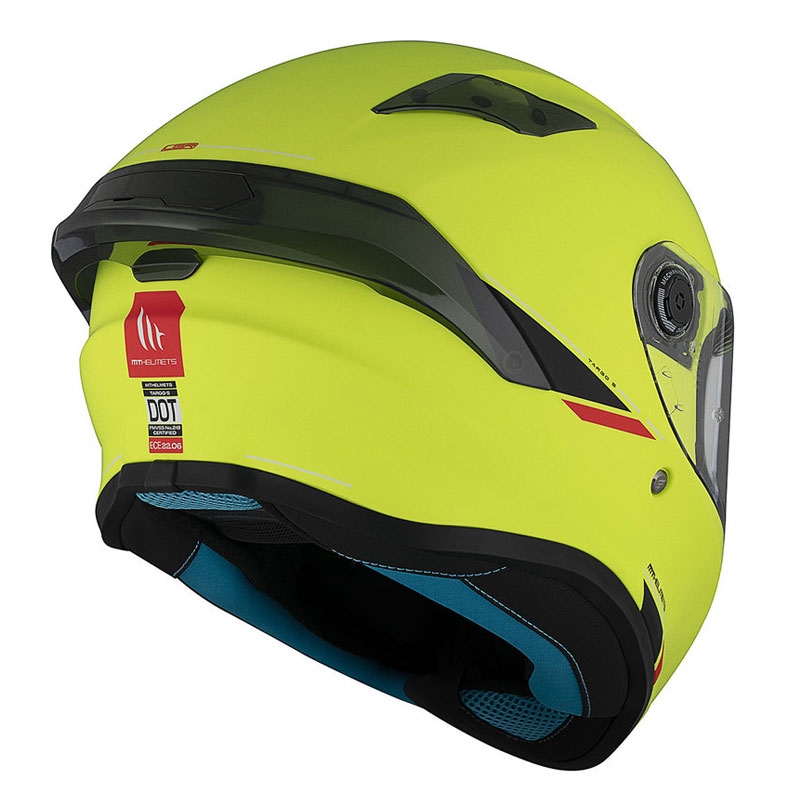 MT TARGO S SOLID A3 Integral Motorradhelm matt gelb