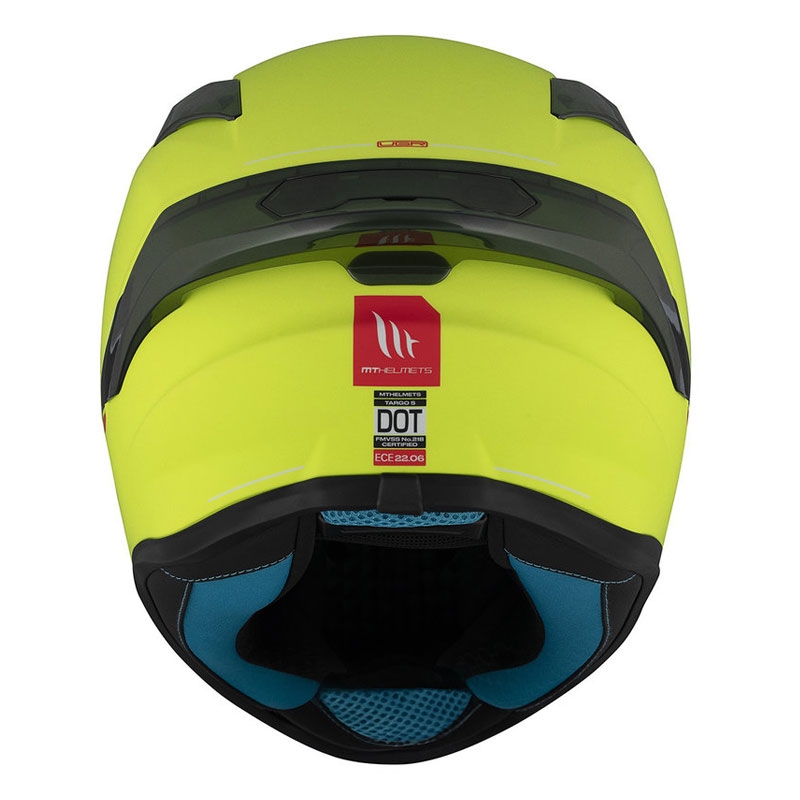 MT TARGO S SOLID A3 Integral Motorradhelm matt gelb