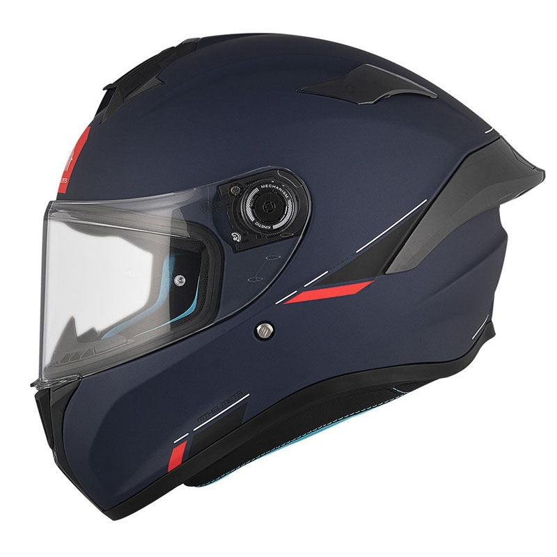 MT TARGO S SOLID A7 Integral Motorradhelm matt blau