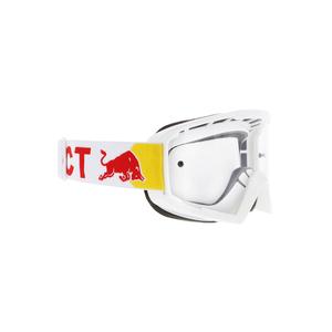 Motocrossbrille Red Bull Spect WHIP weiß mit klaren Gläsern
