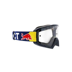 Motocrossbrille Red Bull Spect WHIP dunkelblau mit klaren Gläsern