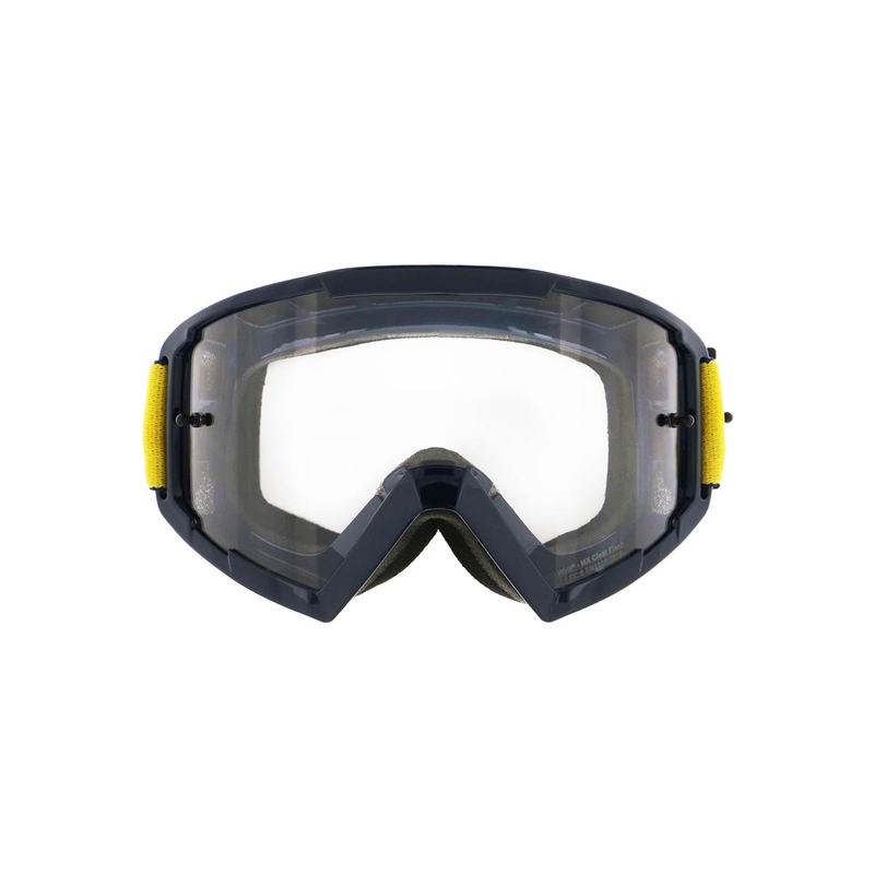 Motocrossbrille Red Bull Spect WHIP dunkelblau mit klaren Gläsern