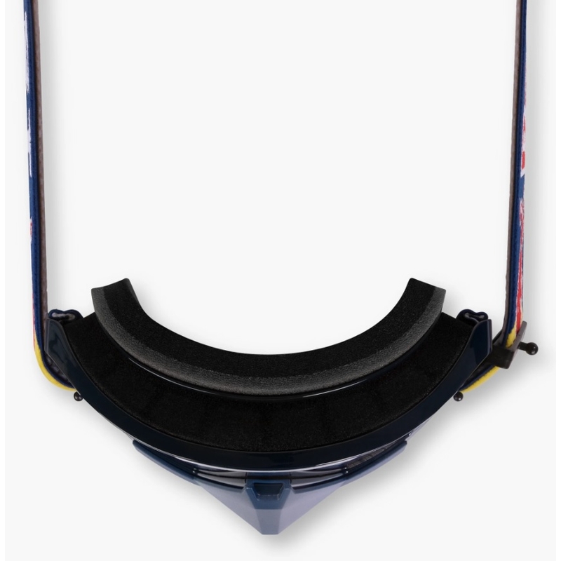 Motocrossbrille Red Bull Spect WHIP dunkelblau mit klaren Gläsern