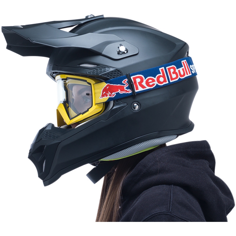 Motocrossbrille Red Bull Spect WHIP gelb mit klaren Gläsern
