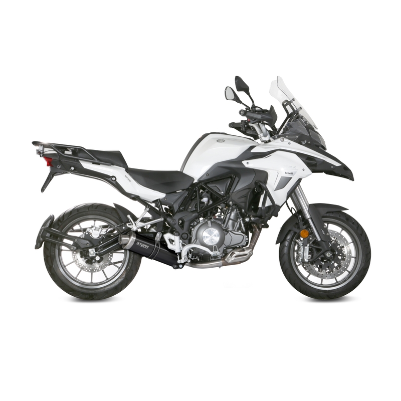 Auspuffendstück STORM OVAL Steel black für BENELLI TRK 502 2017-2025