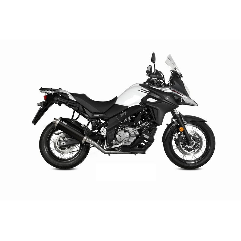 Auspuffendstück STORM OVAL Steel black für SUZUKI DL 650 V-STROM 2017-2024
