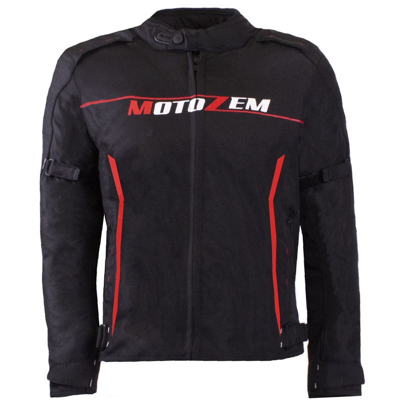 Motorradjacke MotoZem Team 2 schwarz