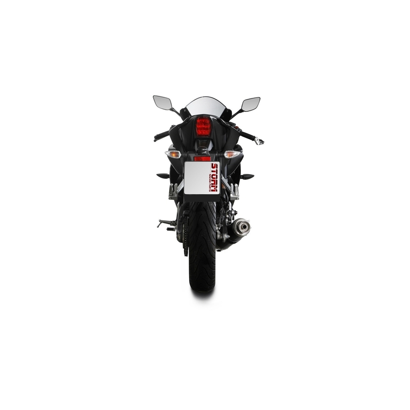 Auspuff komplett 1x1 STORM GP schwarz für YAMAHA YZF-R 125 2019-2024, YAMAHA MT 125 2020-2026