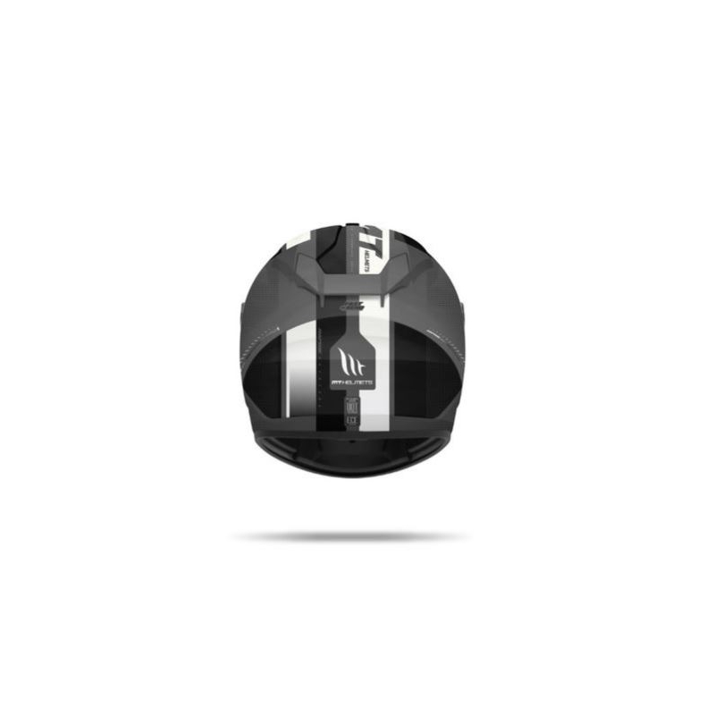 MT Rapide Overtake Integral Motorradhelm schwarz matt-weiß