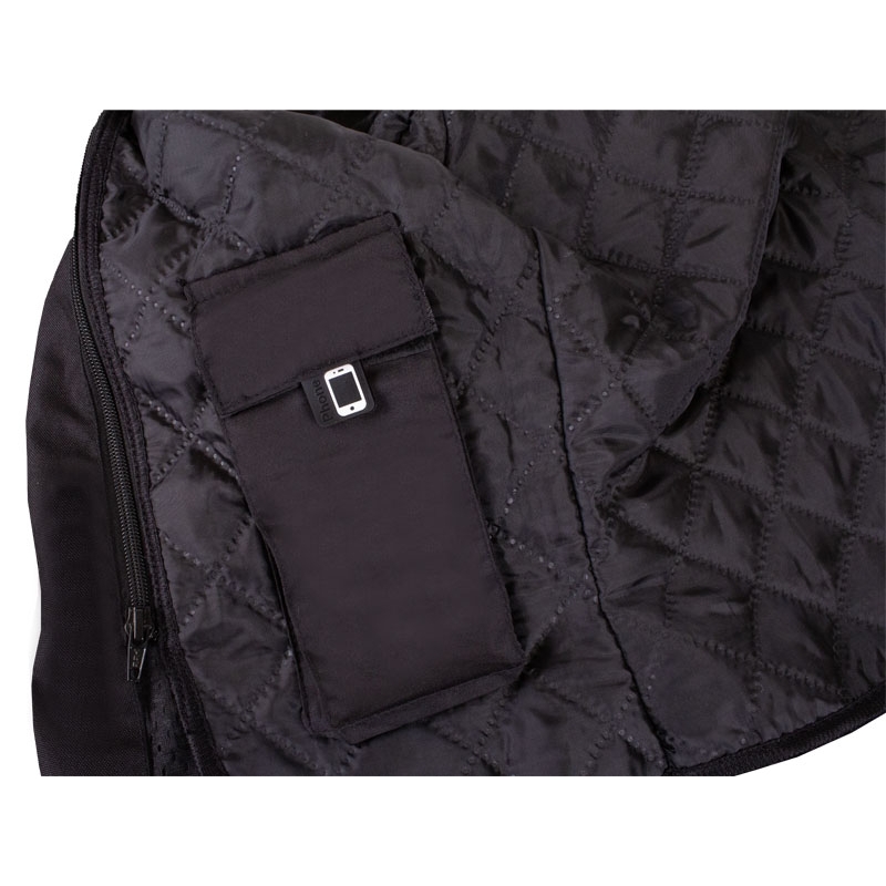 Motorradjacke MotoZem Team 2 schwarz