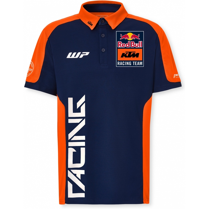 Poloshirt KTM Replica Team blau-orange Ausverkauf