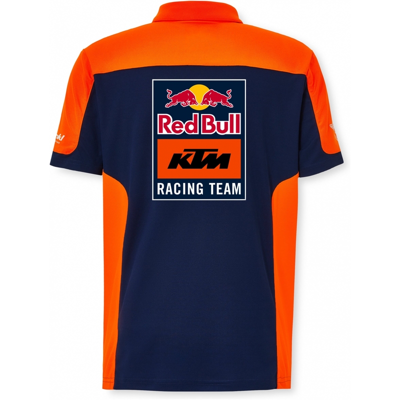 Poloshirt KTM Replica Team blau-orange Ausverkauf