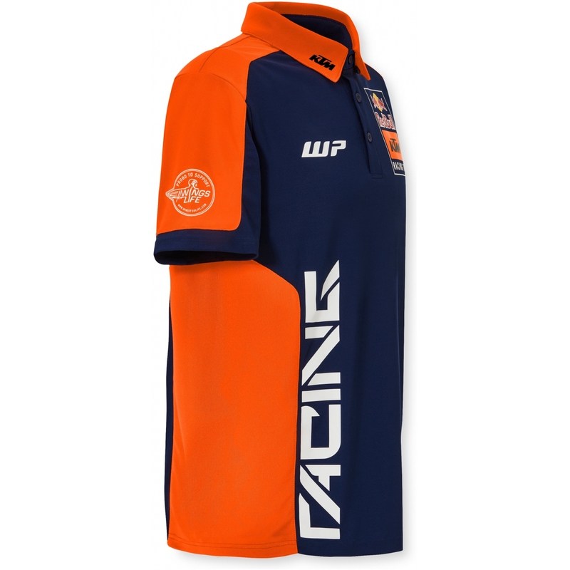 Poloshirt KTM Replica Team blau-orange Ausverkauf