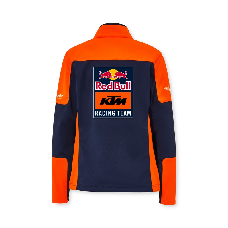 KTM Replica Team Damen Softshell-Jacke blau-orange
