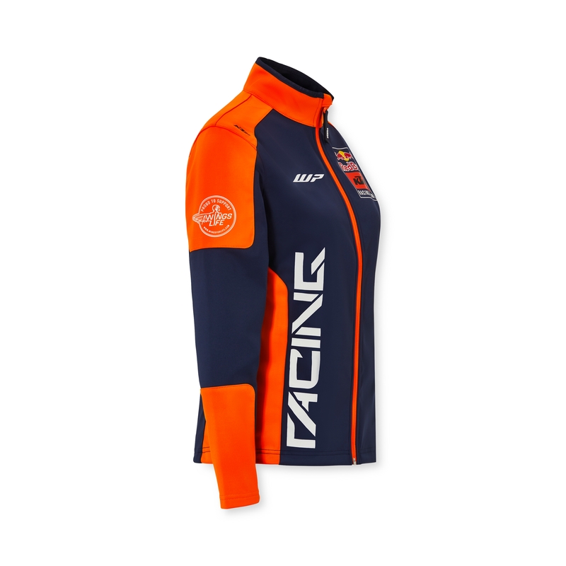 KTM Replica Team Damen Softshell-Jacke blau-orange