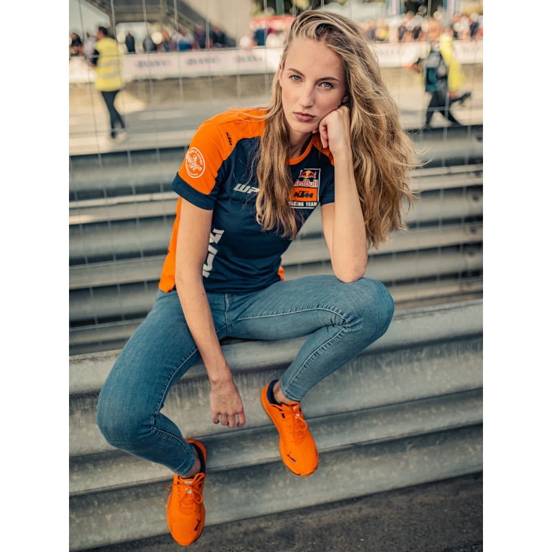 Damen KTM Replica Team Shirt blau-orange