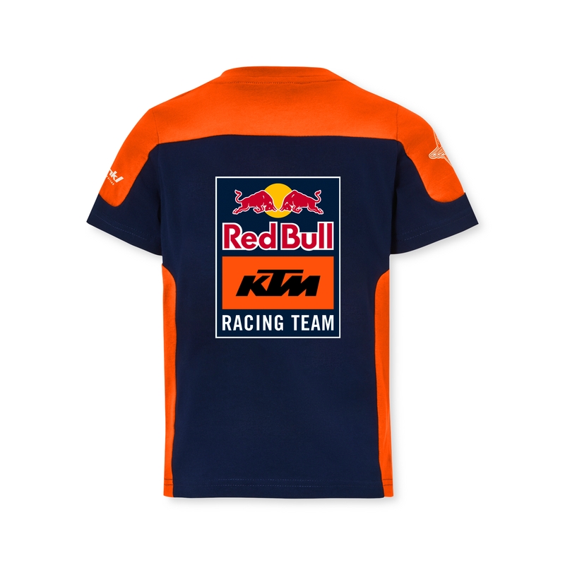 Kinder-T-Shirt KTM Replica Team blau-orange