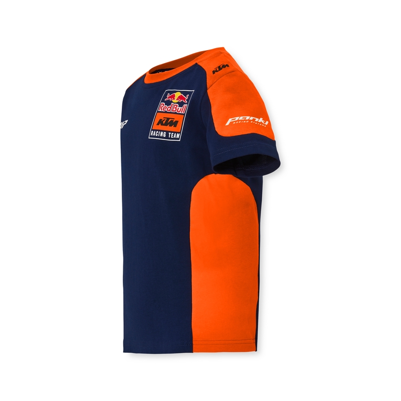 Kinder-T-Shirt KTM Replica Team blau-orange