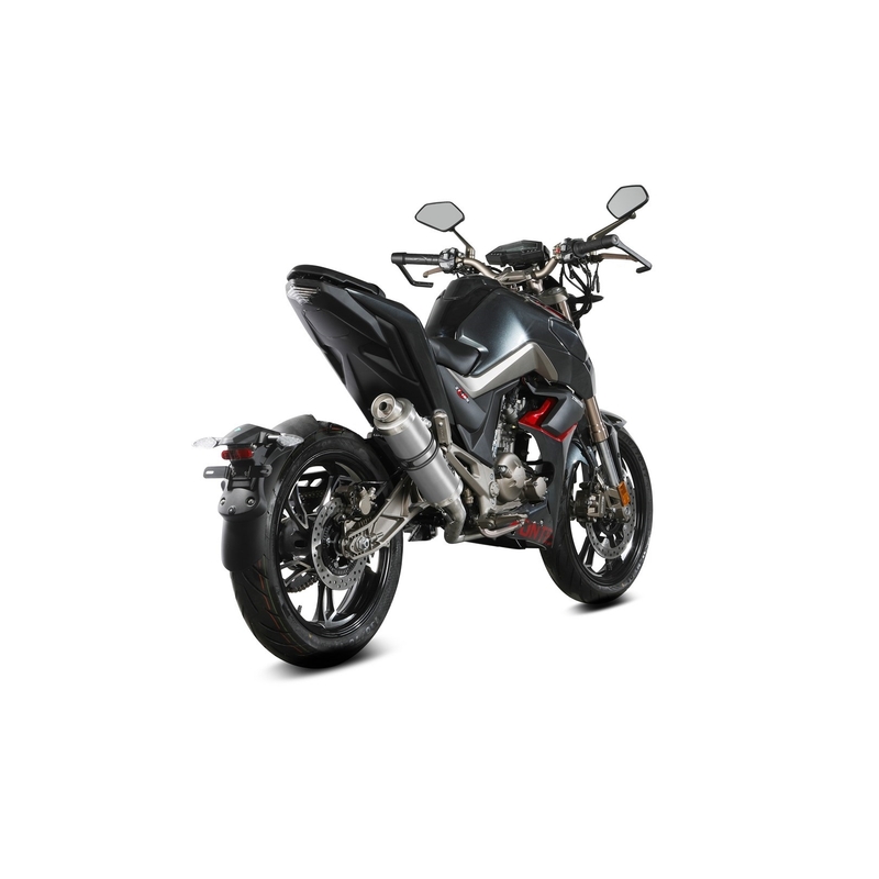 Auspuff komplett 1x1 STORM GP Edelstahl für ZONTES ZT 125 2021-2024