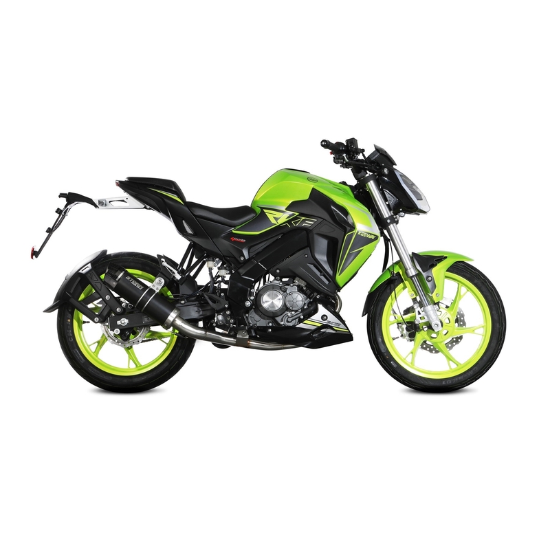 Auspuff komplett 1x1 STORM GP schwarz für KEEWAY RKF 125 2021-2024