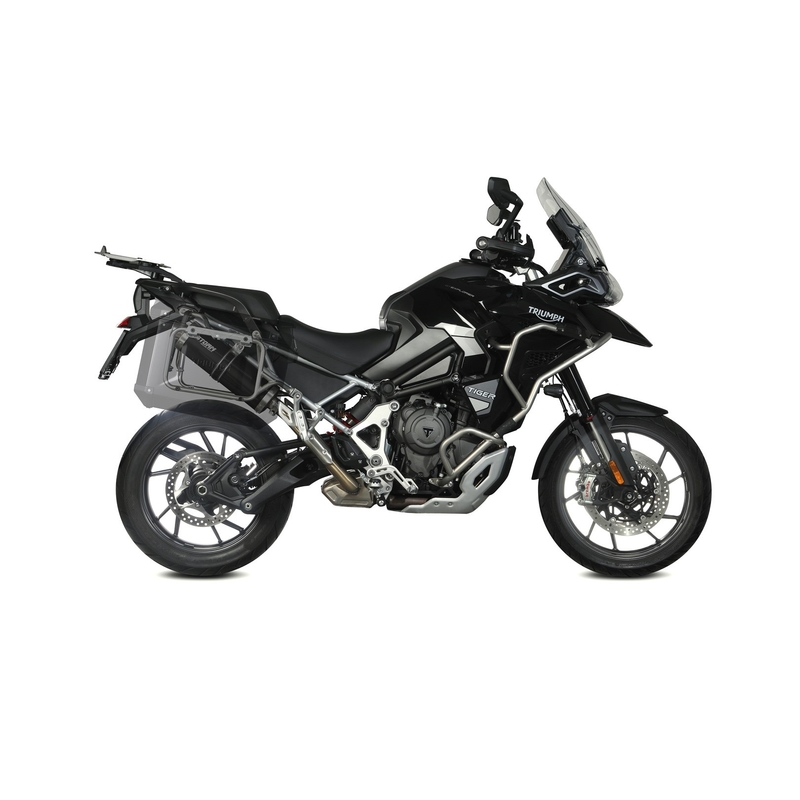 Auspuffendstück STORM OVAL schwarz für TRIUMPH Tiger 1200 Explorer / GT Explorer 2021-2026
