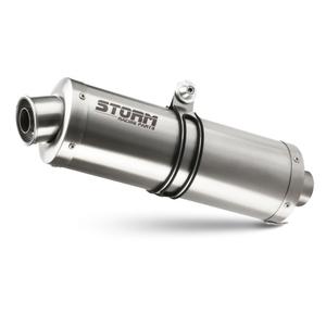 Auspuffendstück STORM OVAL A.017.LX2 Edelstahl