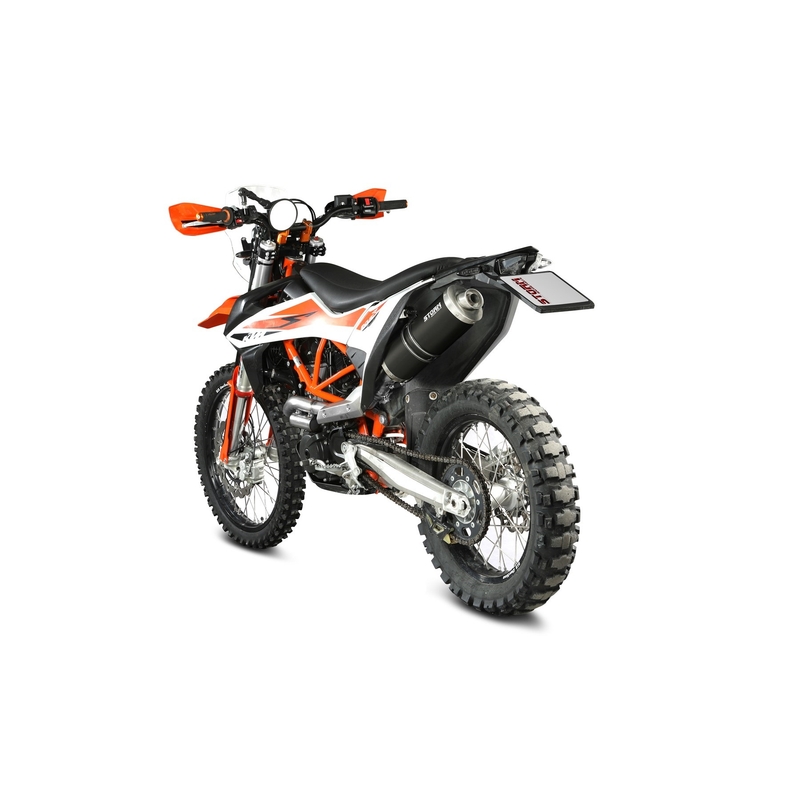 Auspuffendstück STORM OVAL schwarz