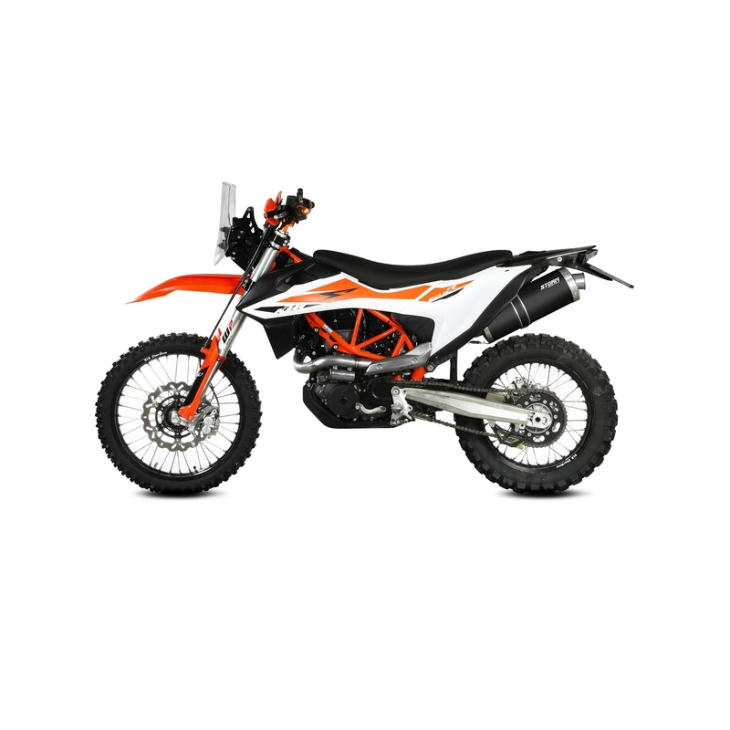 Auspuffendstück STORM OVAL schwarz