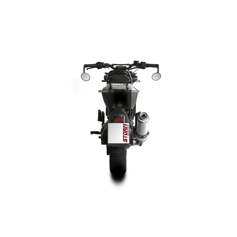 Auspuffendstück STORM GP Edelstahl für HUSQVARNA Svartpilen 125 2021-2023