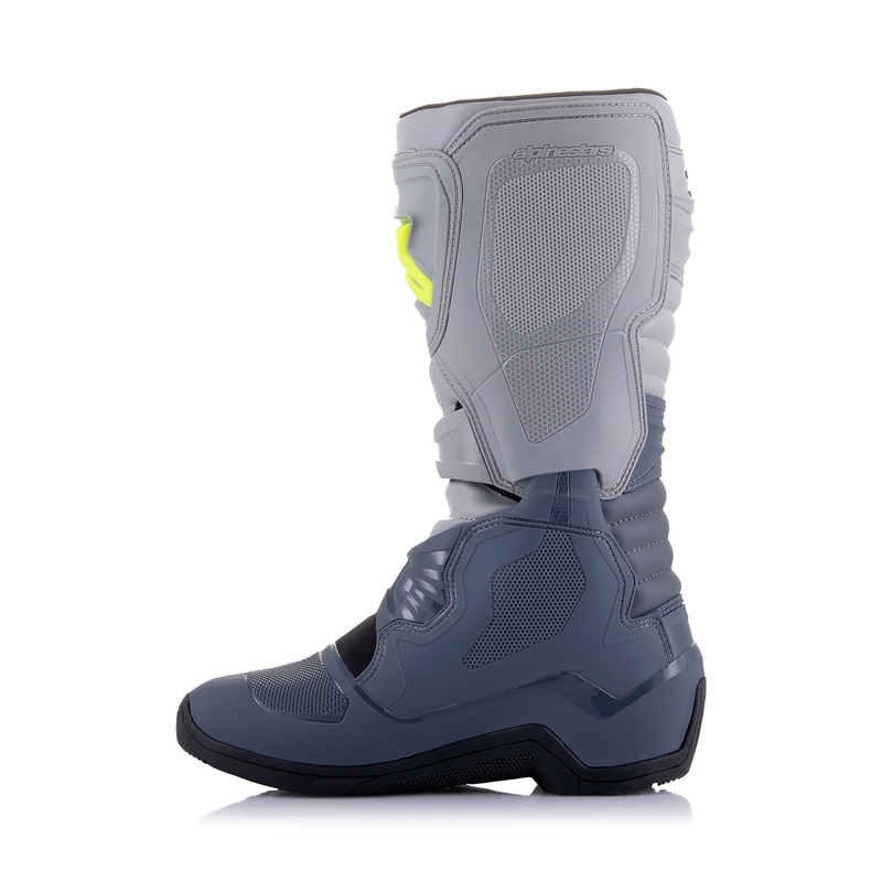 Alpinestars Tech 3 Motorradstiefel hellgrau-schwarz-fluogelb