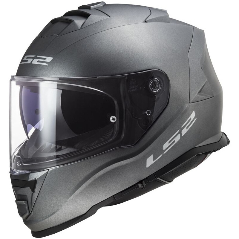 LS2 FF800 Storm II Solid Titanium matt Integral Motorradhelm