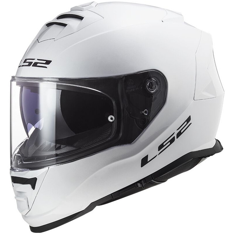 LS2 FF800 Storm II Solid White Integral-Motorradhelm
