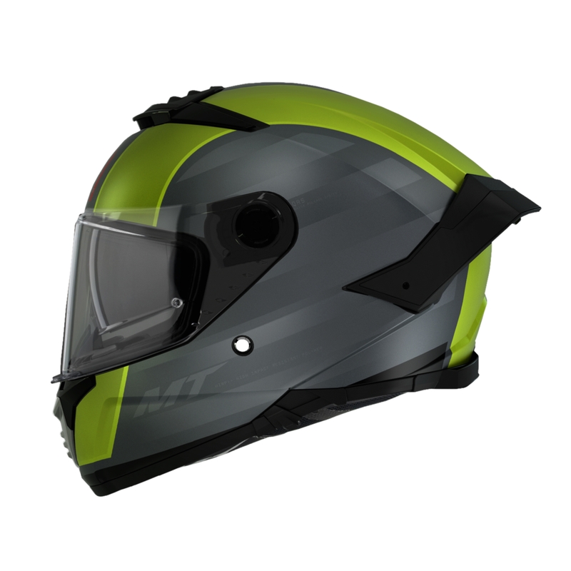 MT THUNDER 4 SV TREADS D3 grau-grüner Integral-Motorradhelm