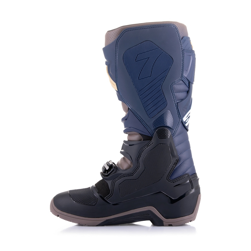 Alpinestars Tech 7 Enduro Drystar 2024 Blau-Grau-Orange-Schwarz Motorradstiefel