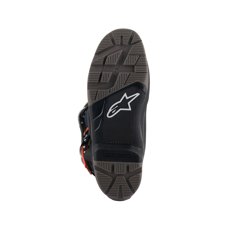 Alpinestars Tech 7 Enduro Drystar 2024 Blau-Grau-Orange-Schwarz Motorradstiefel