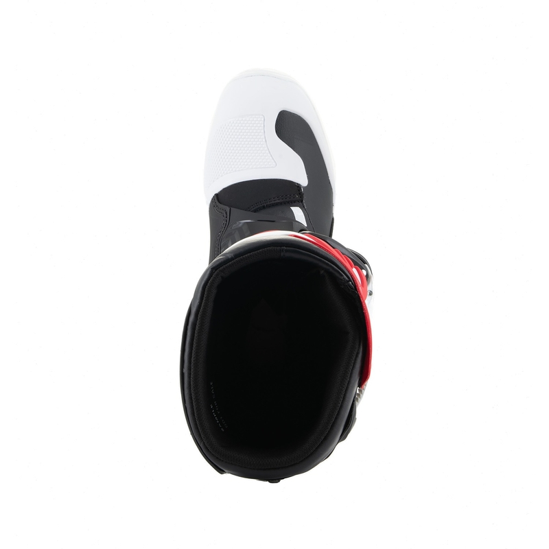 Alpinestars Tech 3S Jugend Weiß-Schwarz-Rot Kinder-Motorradstiefel