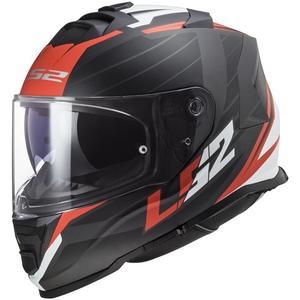 LS2 FF800 Storm II Nerve schwarz-roter Integral-Motorradhelm