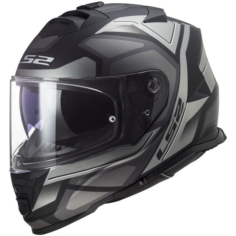 LS2 FF800 Storm II Schneller Integral Motorradhelm titan matt