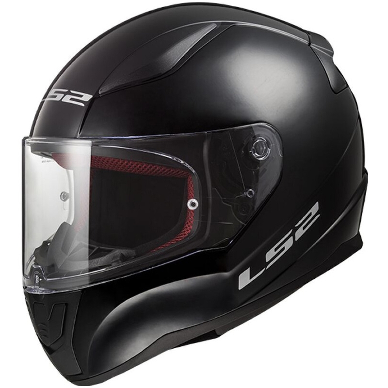 Integral-Motorradhelm LS2 FF353 RAPID II SOLID glänzend schwarz