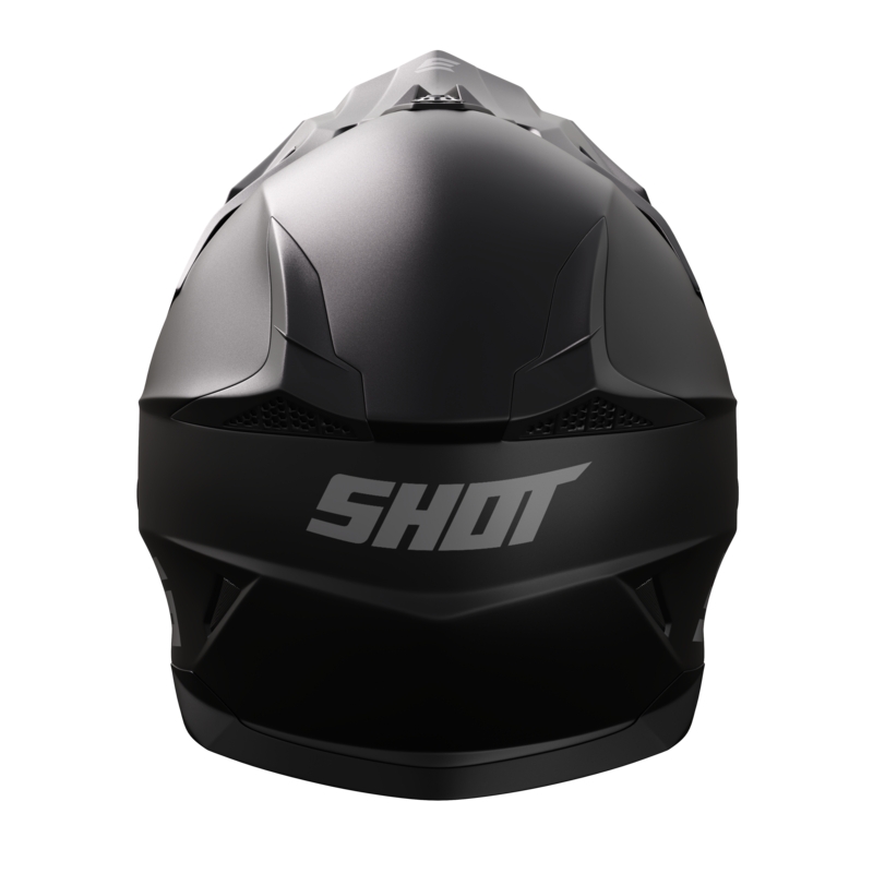 Motocross-Helm Shot Pulse Solid 2.0 schwarz-matt