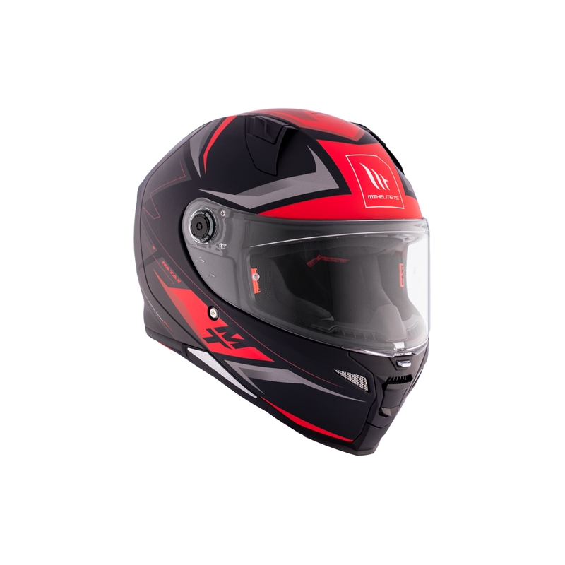 MT REVENGE 2 S HATAX B5 schwarz-grau-weiß Integral-Motorradhelm