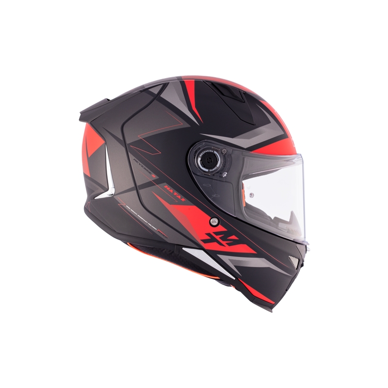MT REVENGE 2 S HATAX B5 schwarz-grau-weiß Integral-Motorradhelm