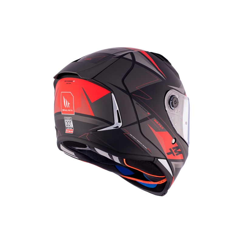 MT REVENGE 2 S HATAX B5 schwarz-grau-weiß Integral-Motorradhelm