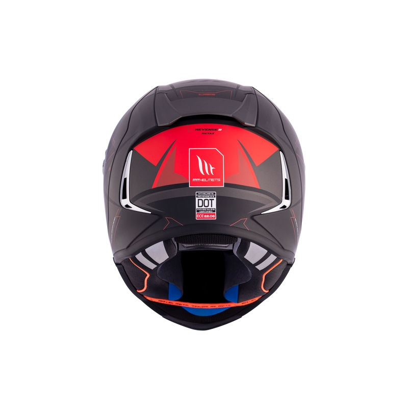 MT REVENGE 2 S HATAX B5 schwarz-grau-weiß Integral-Motorradhelm