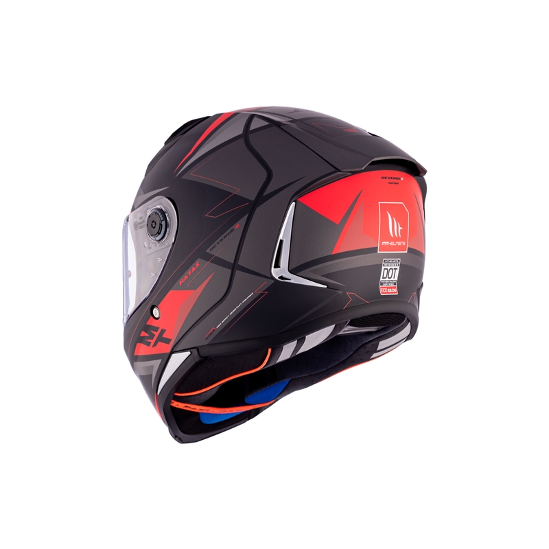 MT REVENGE 2 S HATAX B5 schwarz-grau-weiß Integral-Motorradhelm