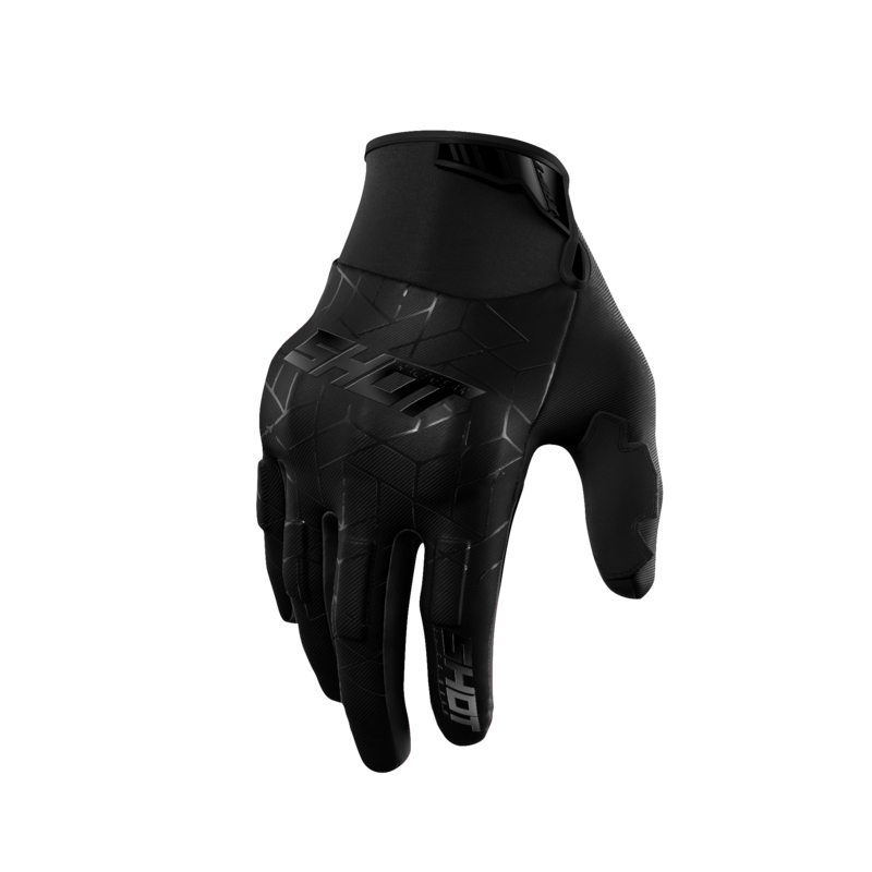 Motocross Handschuhe Shot Drift Spider schwarz Ausverkauf